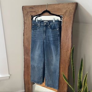 Madewell High Rise Slim Wide Leg Crop (SZ 26)
